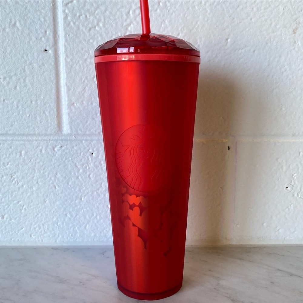 Starbucks Red Dome 2022 Valentine’s Day Heart Tumbler!